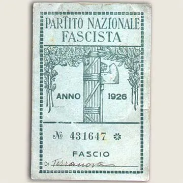 Tessera PNF del 1926