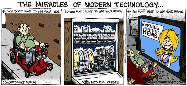 Vignetta i della tecnologia