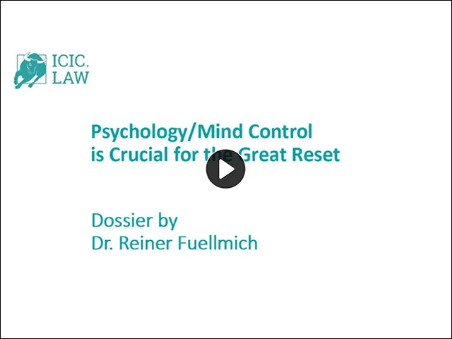 Reiner Fuellmich, psicologia e il controllo mentale